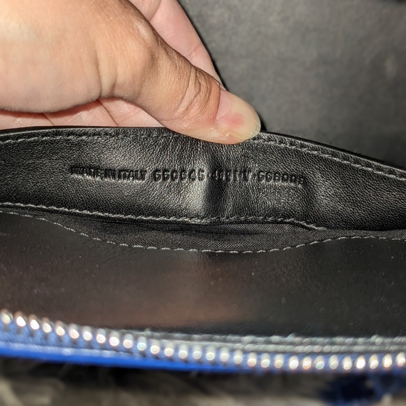 🛍️SOLD🛍️ Balenciaga Small Ville in Blue Croc embossed. - Picture 12 of 14